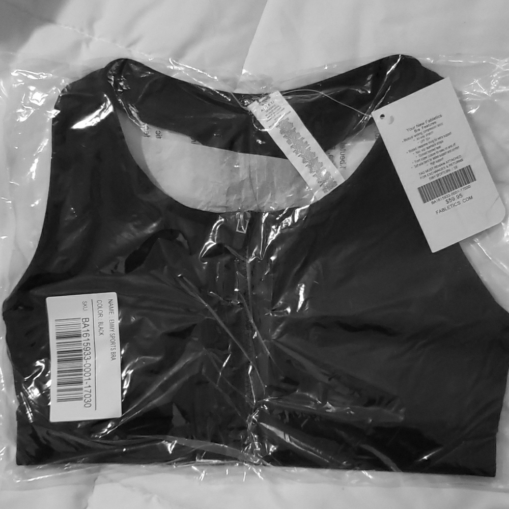 Fabletics Front Zip Sports Bra - High Impact